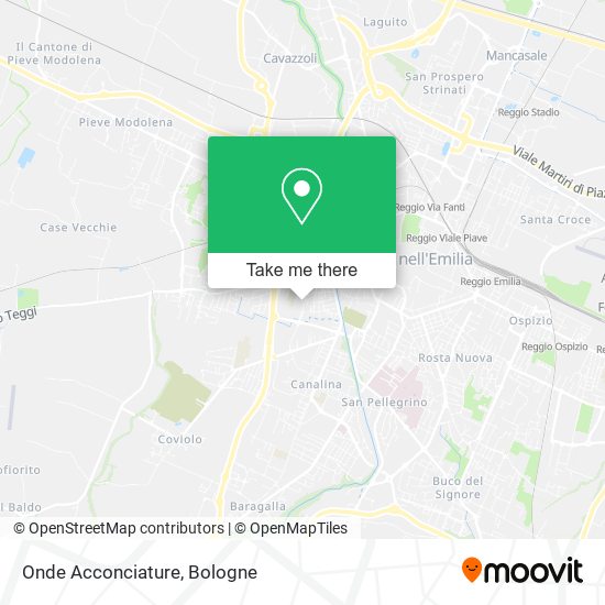 Onde Acconciature map