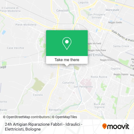 24h Artigian Riparazione Fabbri - Idraulici - Elettricisti map