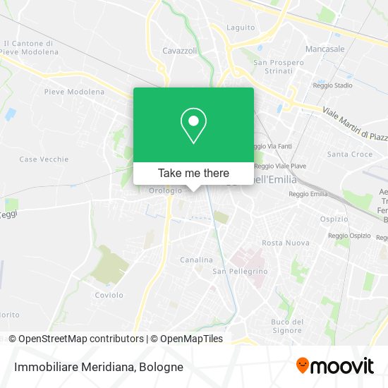 Immobiliare Meridiana map