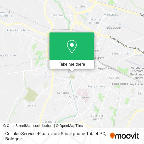 Cellular-Service -Riparazioni Smartphone Tablet PC map