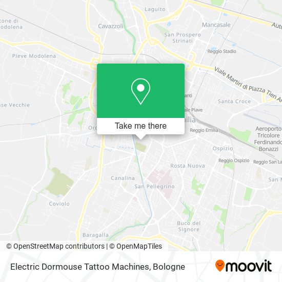 Electric Dormouse Tattoo Machines map