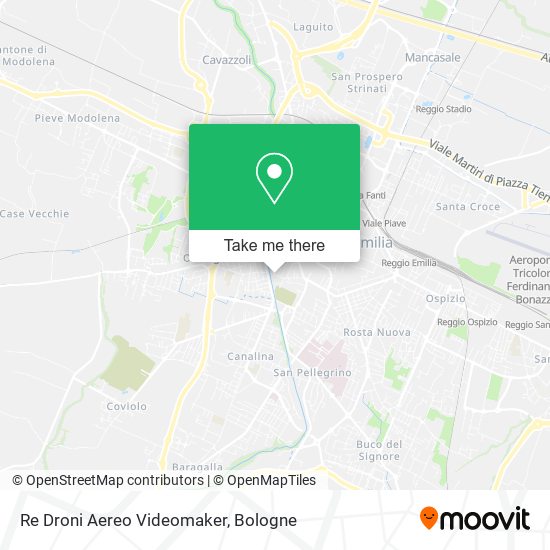 Re Droni Aereo Videomaker map