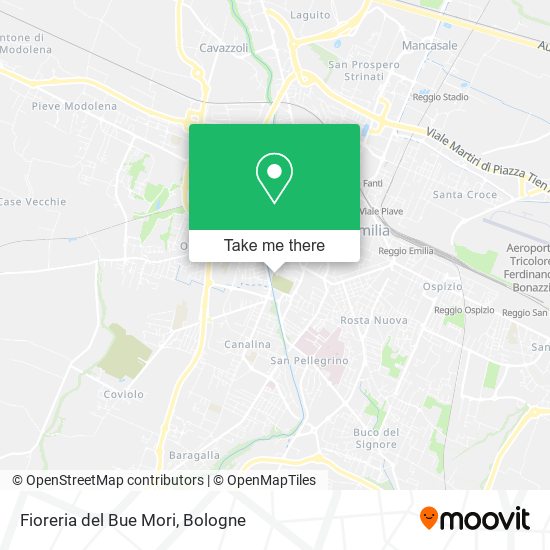 Fioreria del Bue Mori map