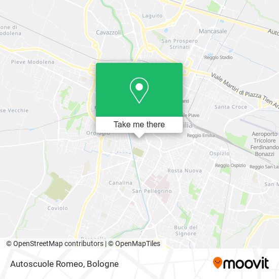 Autoscuole Romeo map