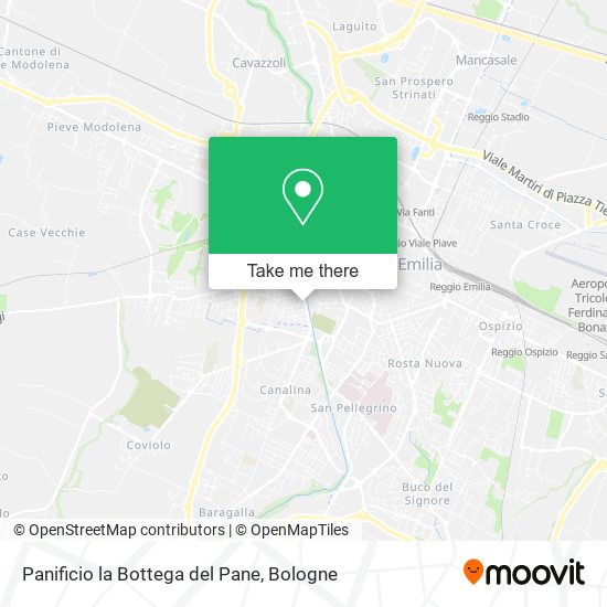 Panificio la Bottega del Pane map
