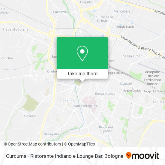 Curcuma - Ristorante Indiano e Lounge Bar map