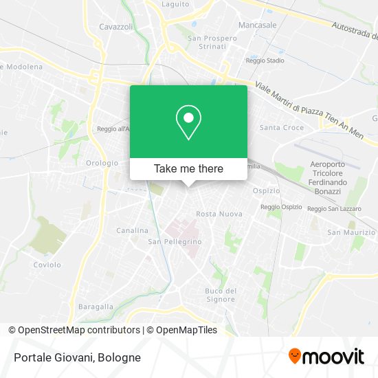 Portale Giovani map