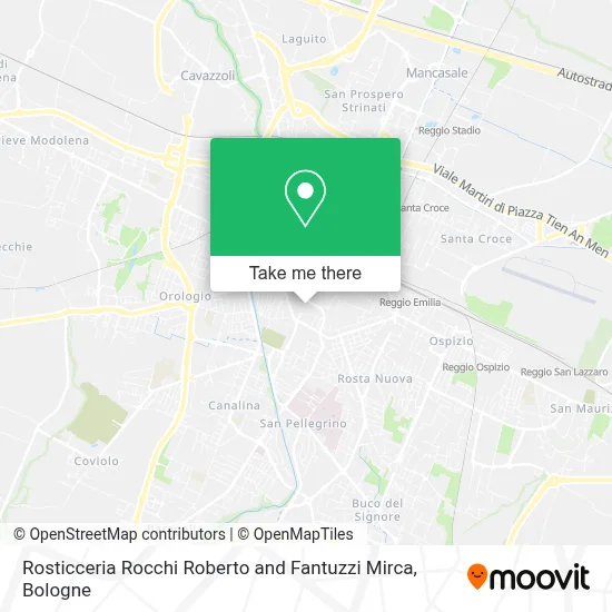 Rosticceria Rocchi Roberto and Fantuzzi Mirca map