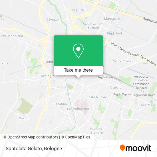Spatolata Gelato map