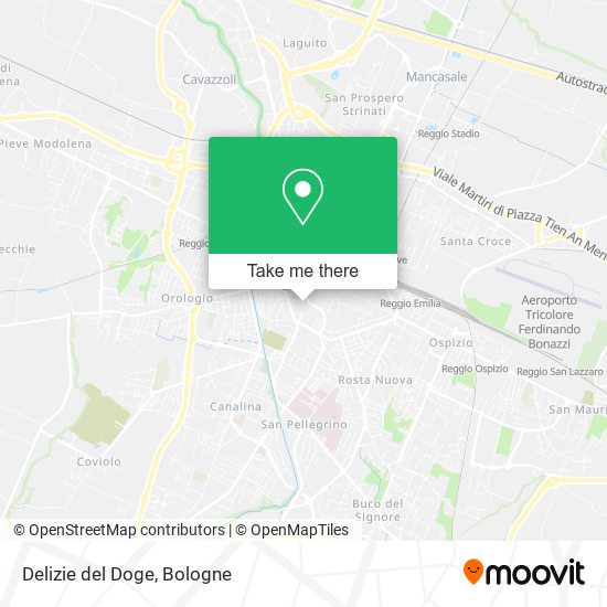Delizie del Doge map