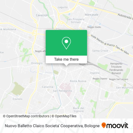 Nuovo Balletto Claico Societa' Cooperativa map