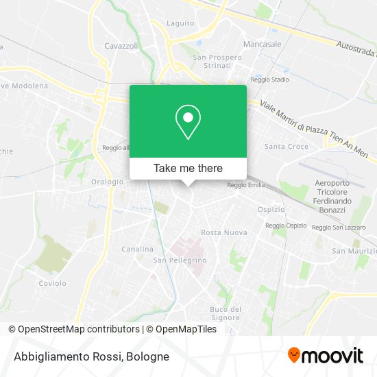 Abbigliamento Rossi map