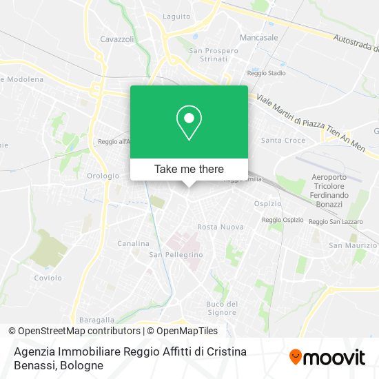 Agenzia Immobiliare Reggio Affitti di Cristina Benassi map