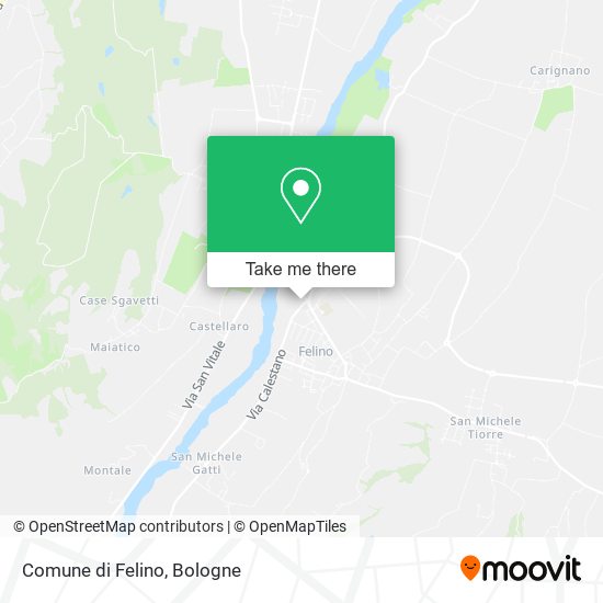 Comune di Felino map