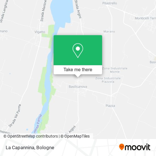 La Capannina map