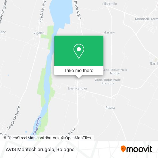 AVIS Montechiarugolo map