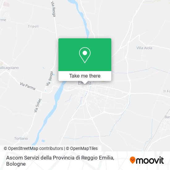 Ascom Servizi della Provincia di Reggio Emilia map