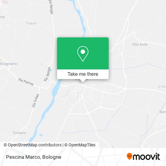 Pescina Marco map