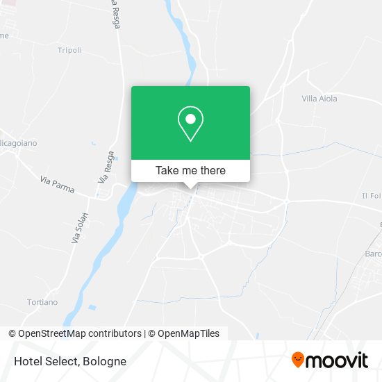 Hotel Select map