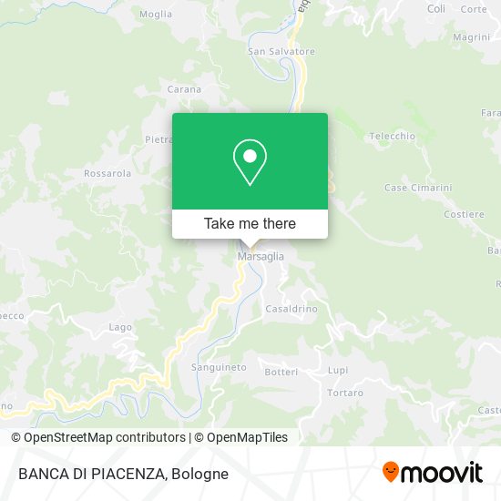 BANCA DI PIACENZA map