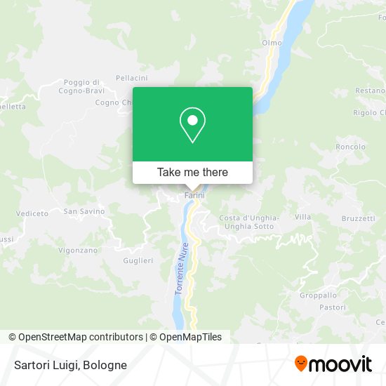 Sartori Luigi map
