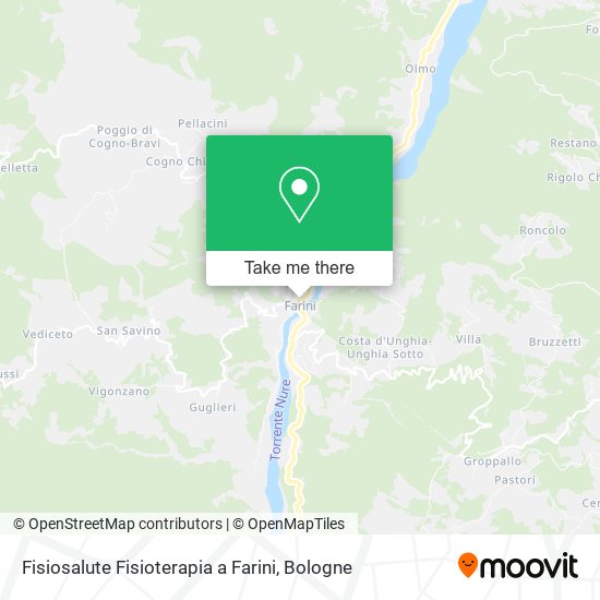 Fisiosalute Fisioterapia a Farini map