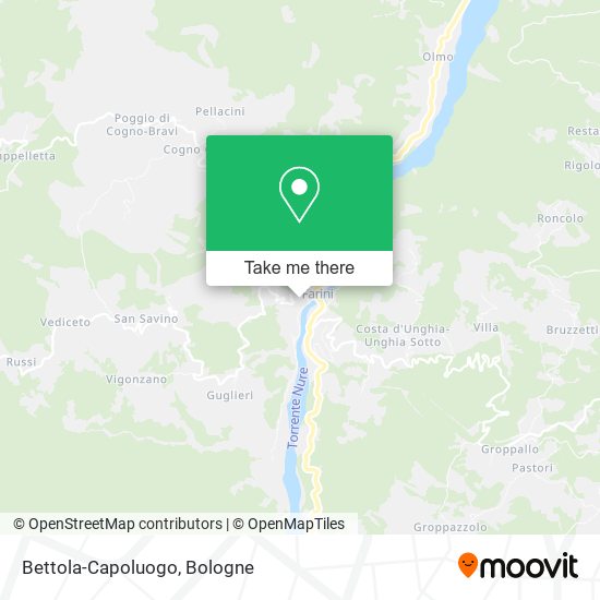 Bettola-Capoluogo map