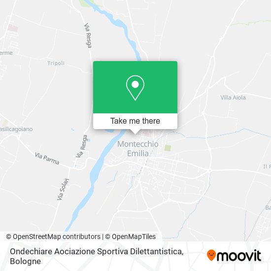 Ondechiare Aociazione Sportiva Dilettantistica map