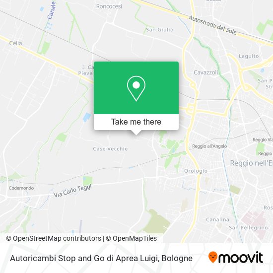 Autoricambi Stop and Go di Aprea Luigi map