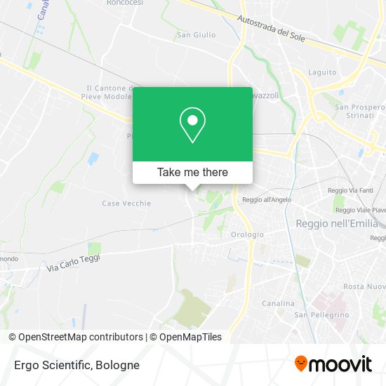 Ergo Scientific map