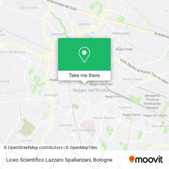 Liceo Scientifico Lazzaro Spallanzani map
