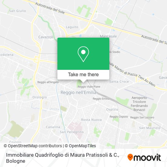Immobiliare Quadrifoglio di Maura Pratissoli & C. map