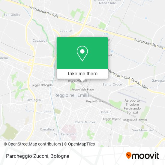Parcheggio Zucchi map