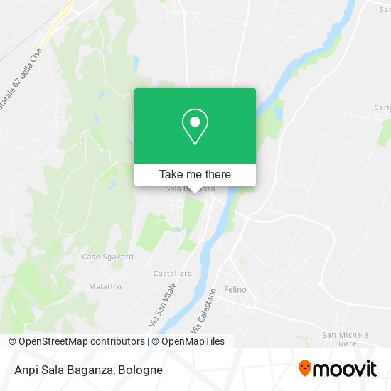 Anpi Sala Baganza map