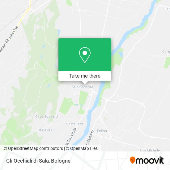 Gli Occhiali di Sala map