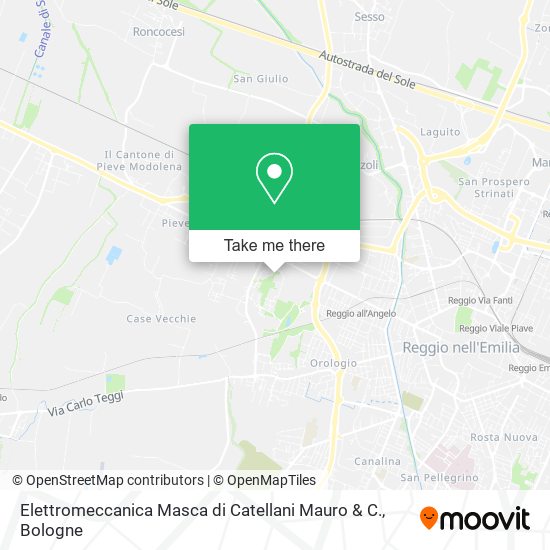 Elettromeccanica Masca di Catellani Mauro & C. map