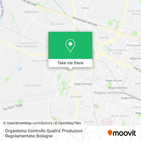 Organismo Controllo Qualita' Produzioni Regolamentate map