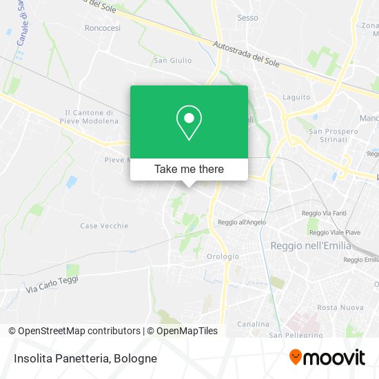 Insolita Panetteria map