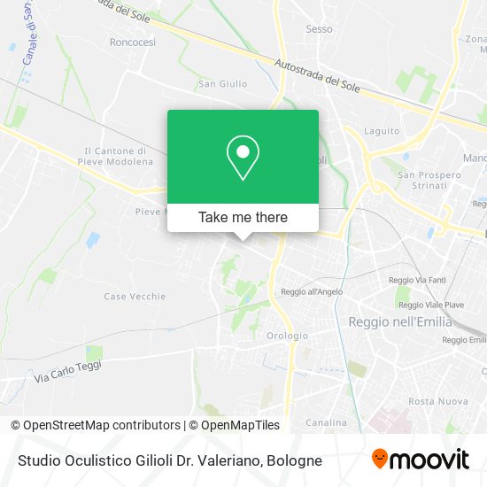 Studio Oculistico Gilioli Dr. Valeriano map