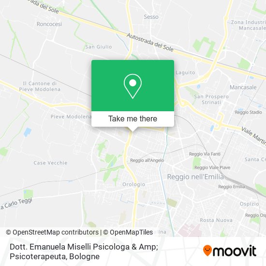 Dott. Emanuela Miselli Psicologa & Amp; Psicoterapeuta map