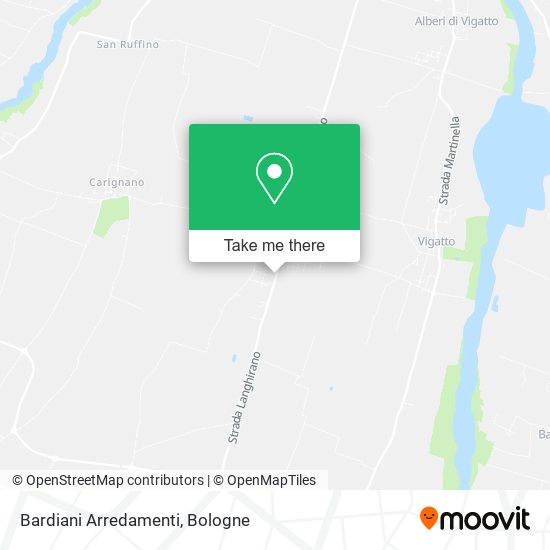 Bardiani Arredamenti map