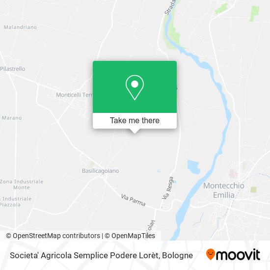 Societa' Agricola Semplice Podere Lorèt map