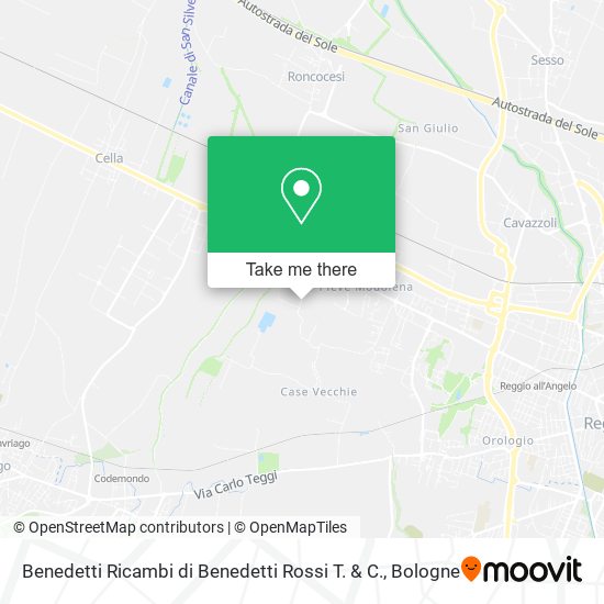 Benedetti Ricambi di Benedetti Rossi T. & C. map