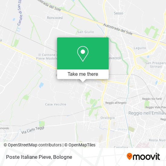 Poste Italiane Pieve map