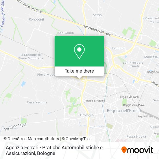 Agenzia Ferrari - Pratiche Automobilistiche e Assicurazioni map