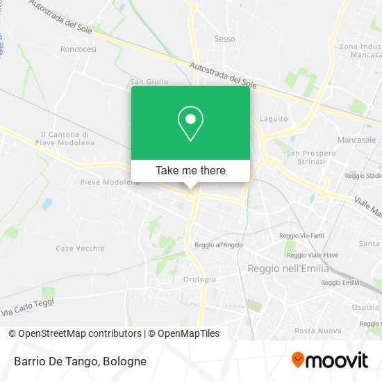Barrio De Tango map