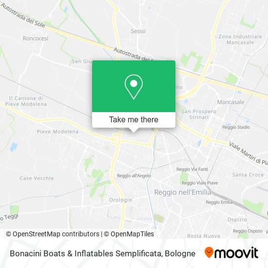 Bonacini Boats & Inflatables Semplificata map