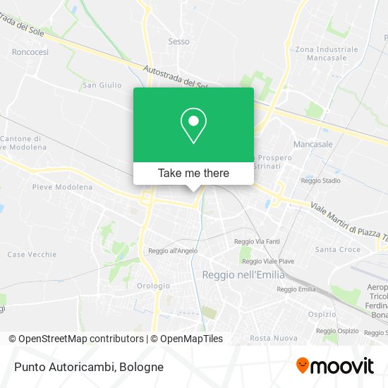 Punto Autoricambi map