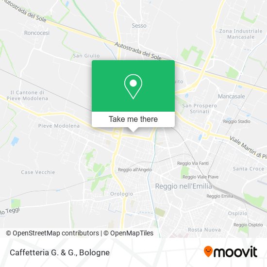 Caffetteria G. & G. map