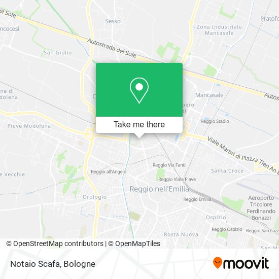 Notaio Scafa map